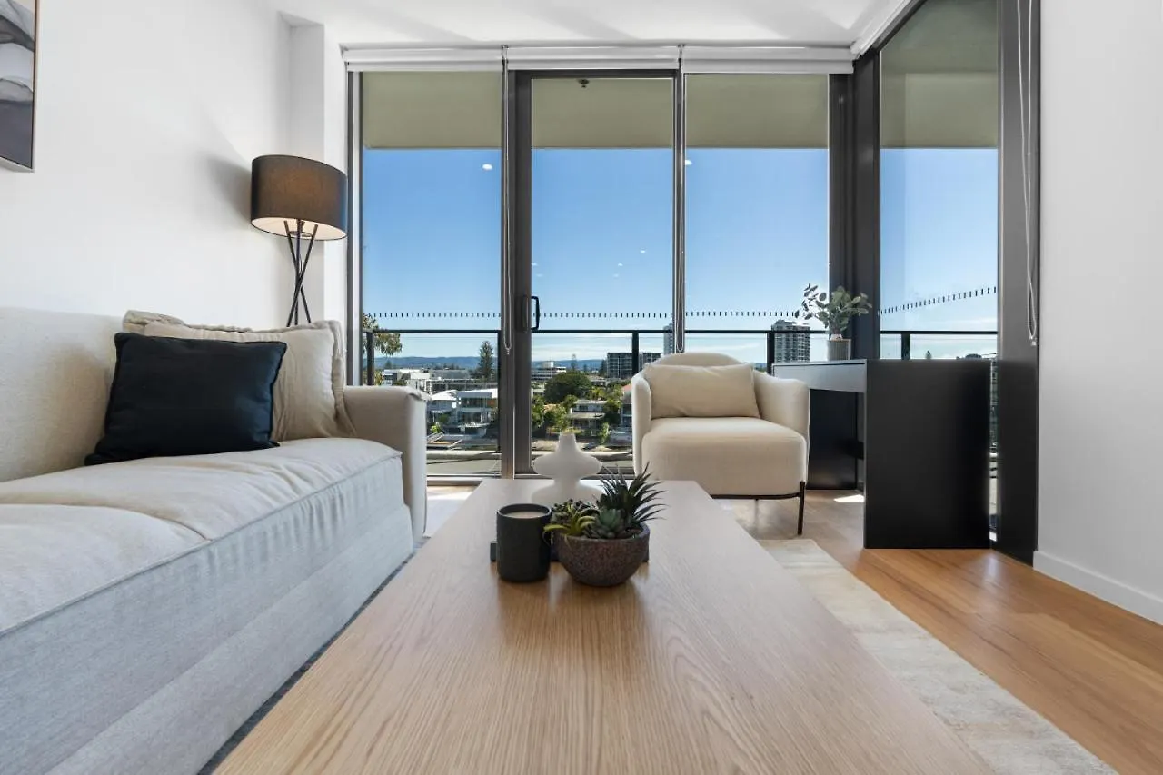 The Sunset - Brand New Riverview 2 Bedroom With Free Parking, Pool & Gym 골드코스트 아파트