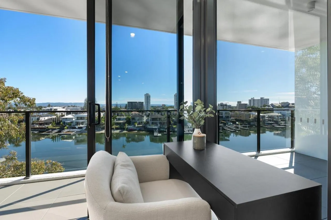 아파트 The Sunset - Brand New Riverview 2 Bedroom With Free Parking, Pool & Gym 골드코스트